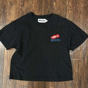 Birds of prey crop top